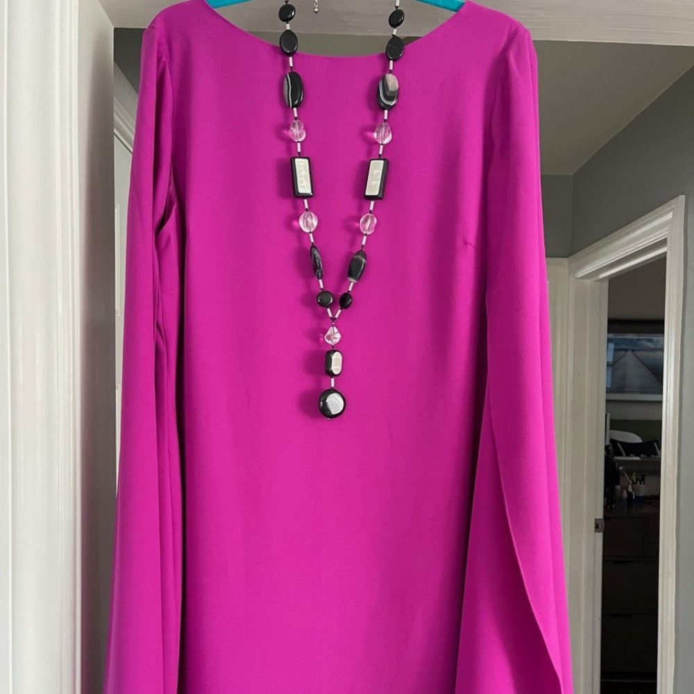 RALPH Lauren Cocktail Dress Size 6 MAGENTA. Brand New with tags. RARE color